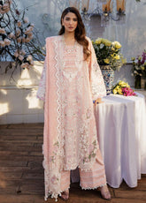 Kahf Luxury Embroidered Lawn 3 Piece Unstitched Suit KHF25LL KLR-02A OLIVIA